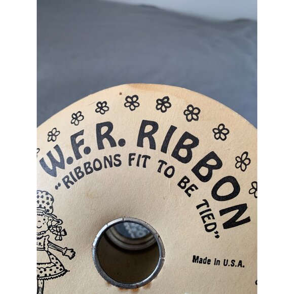 Vintage Lady Lace Ribbon Eggshell 1/2 inch wide 1 Yards W.F.R. Made In USA - Picture 4 of 7